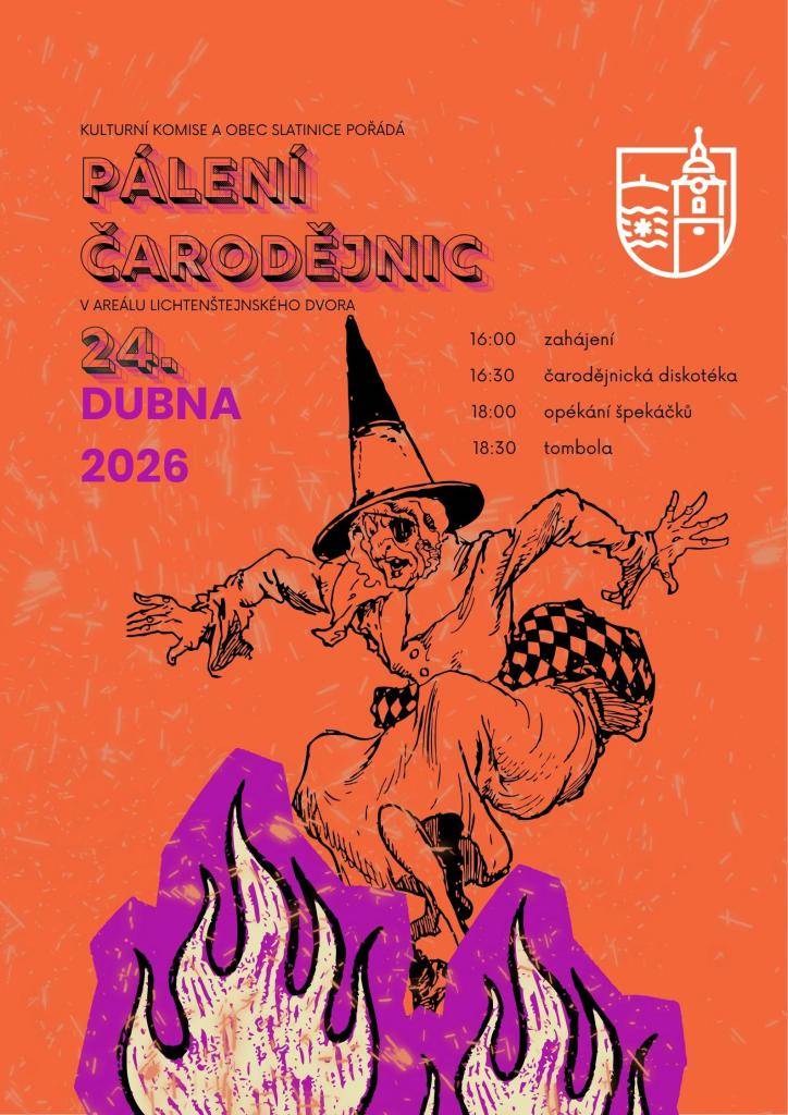 Přijďte se pobavit. Na akci PÁLENÍ ČARODĚJNIC se můžete těšit na opékání špekáčků, tombolu a další. Akce je otevřená pro všechny, kteří si chtějí užít příjemnou atmosféru a zábavu.