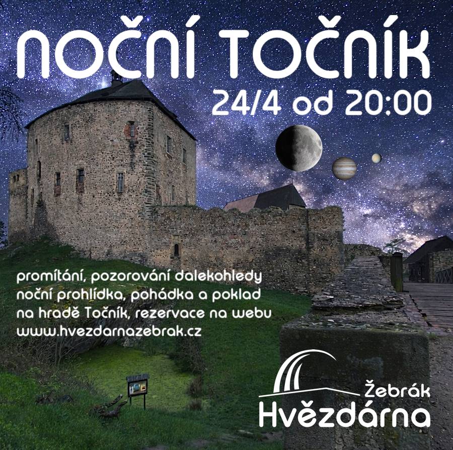 Hvězdárna Žebrák.  Rezervace nutná.