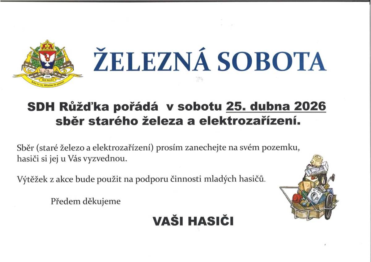 V sobotu 25. dubna 2026