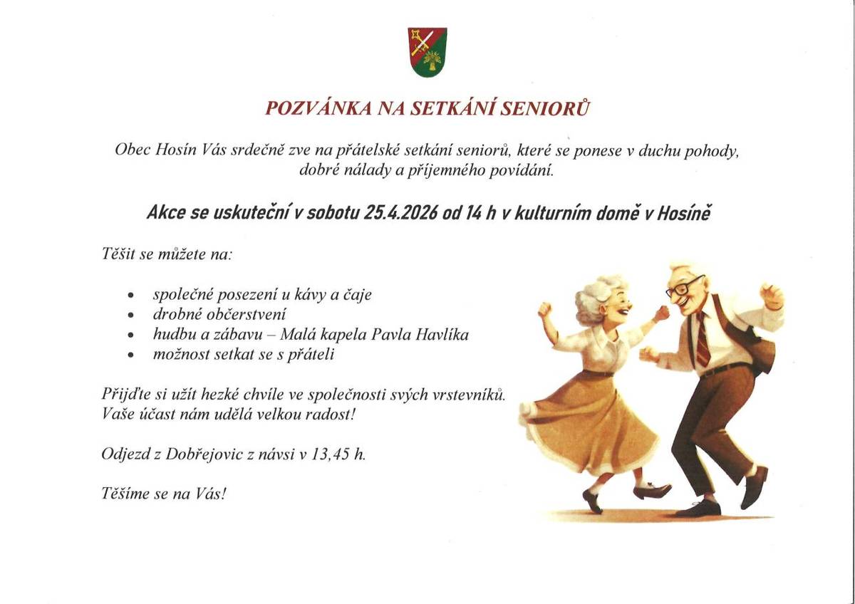 Sobota 25. dubna 2026