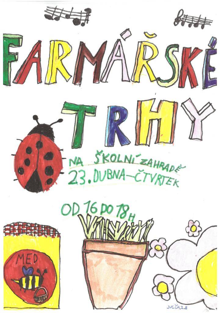 Základní škola Lelekovice zve na farmářské trhy ve čtvrtek 23. 4. 2026 od 16 do 18 hod.