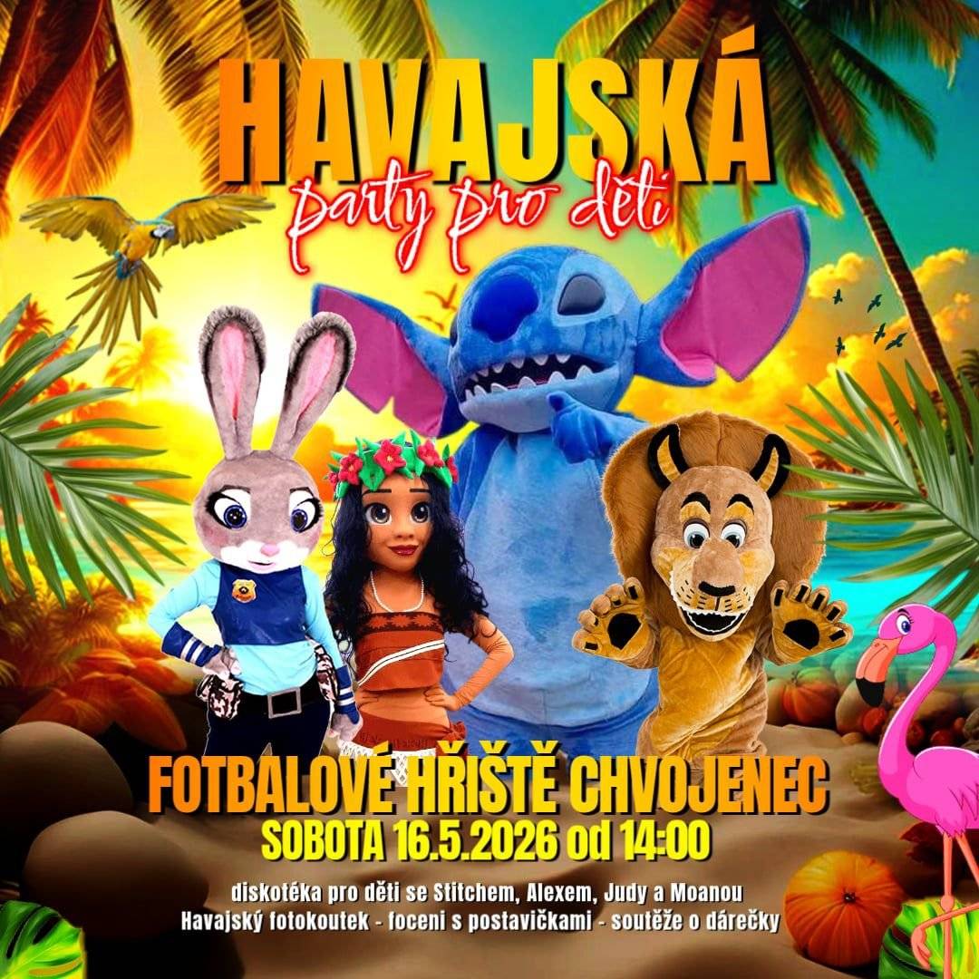 Chvojenec - party pro děti viz. příloha.