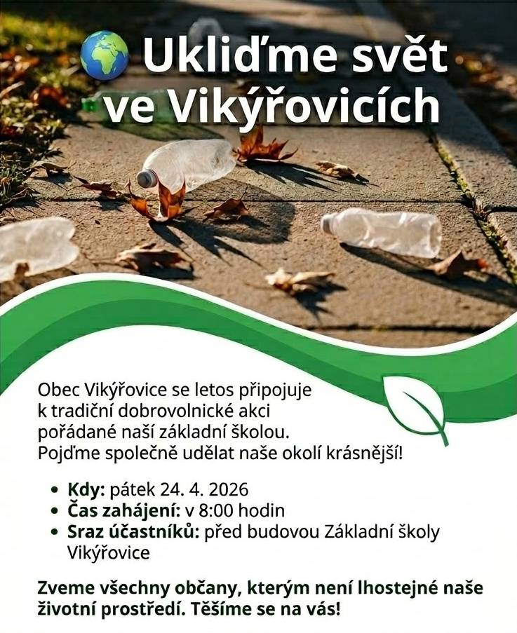 Pozvánka na tradiční dobrovolnickou akci