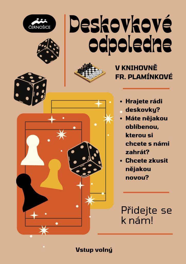 Pravidelné setkání pro milovníky deskových her