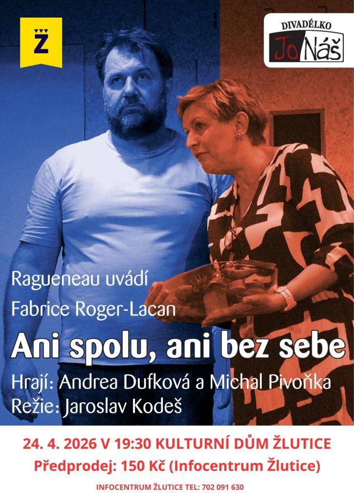 Dva sousedé, kteří si nemohou přijít na jméno. Ona, renomovaná psycholožka a uzavřená intelektuálka, on, člověk veselé mysli a manažer prodeje ve firmě prodávající jogurty. Dva naprosto odlišní lidé, kteří se shodnou pouze na tom, že se nedovedou neshodnout vůbec na ničem.