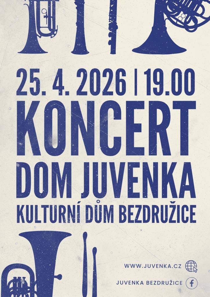 25. dubna 2026 v Kulturním domě Bezdružice od 19.00 hod.
