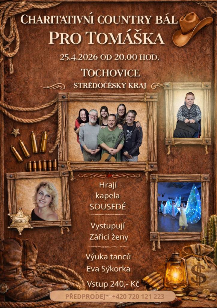 Sobota 25.4.2026 od 20:00 KD Tochovice