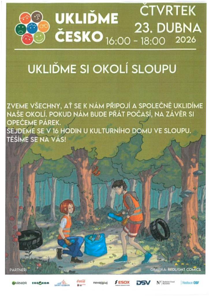 Sloup 23.04.2026 od 16:00 hod.