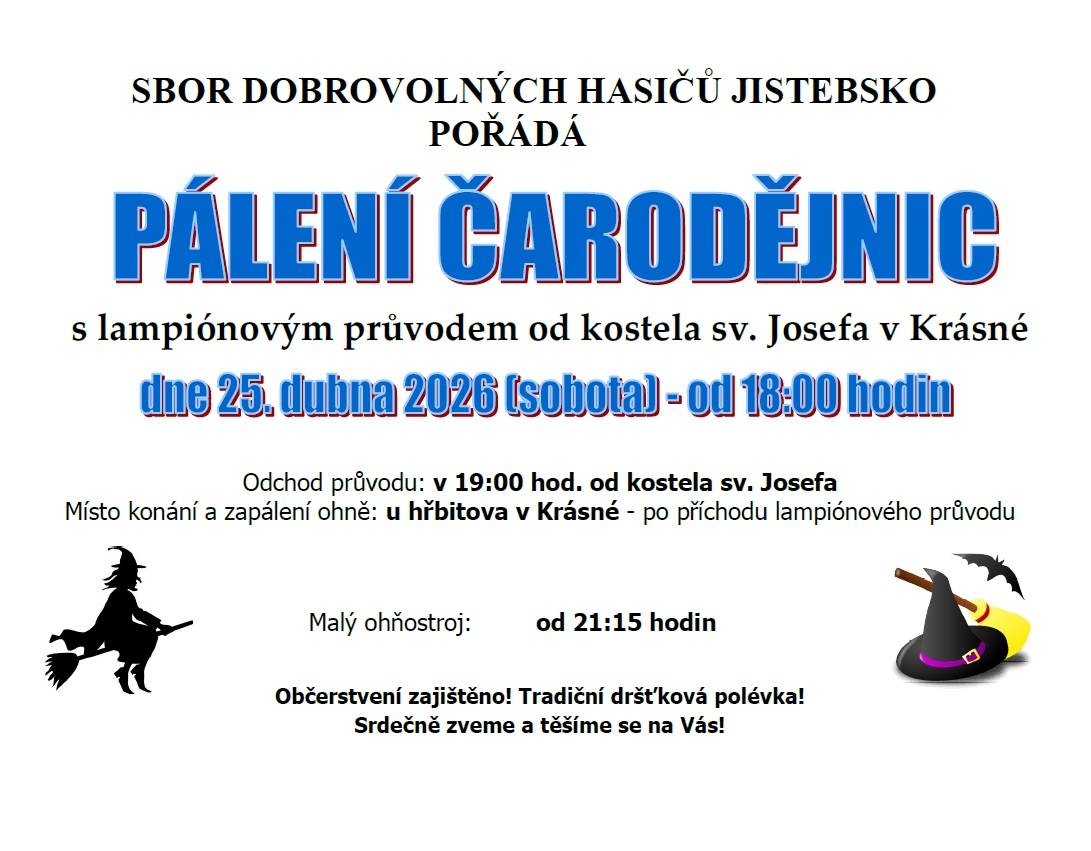 Pořádá SDH Jistebsko