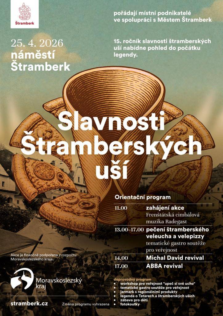 Tradiční akce podnikatelů a pekařů štramberských uší.