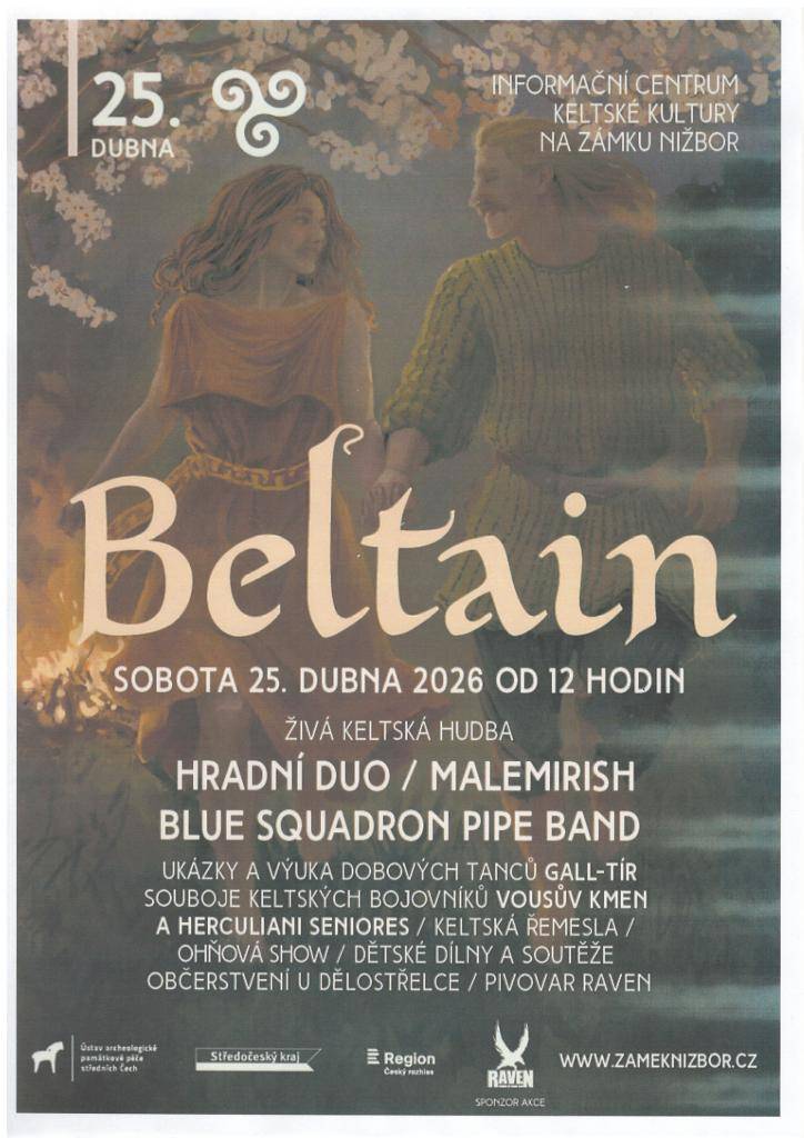 Oslavy keltského svátku Beltain na zámku Nižbor.