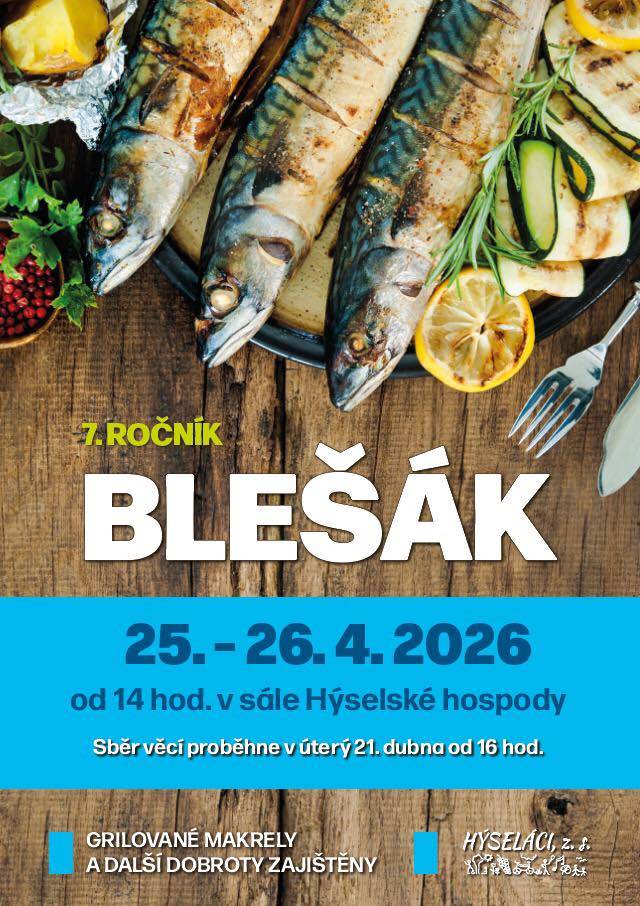 Zveme vás na 7. ročník oblíbeného blešáku, kde můžete nakoupit, ale i prodat různé věci.