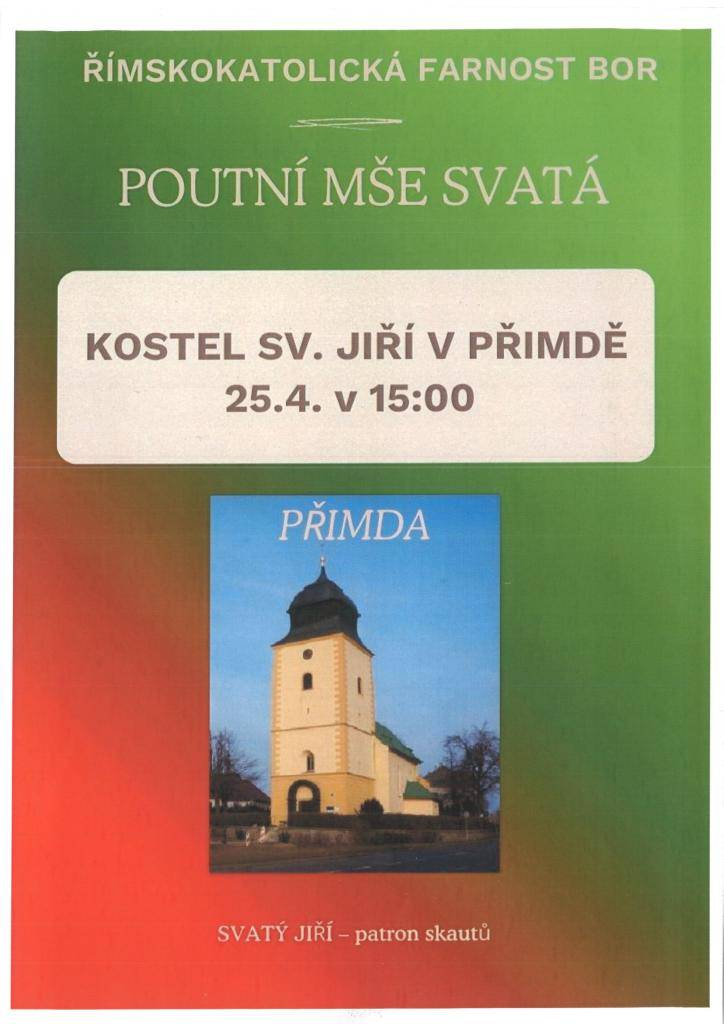 v kostele sv. Jiří v Přimdě