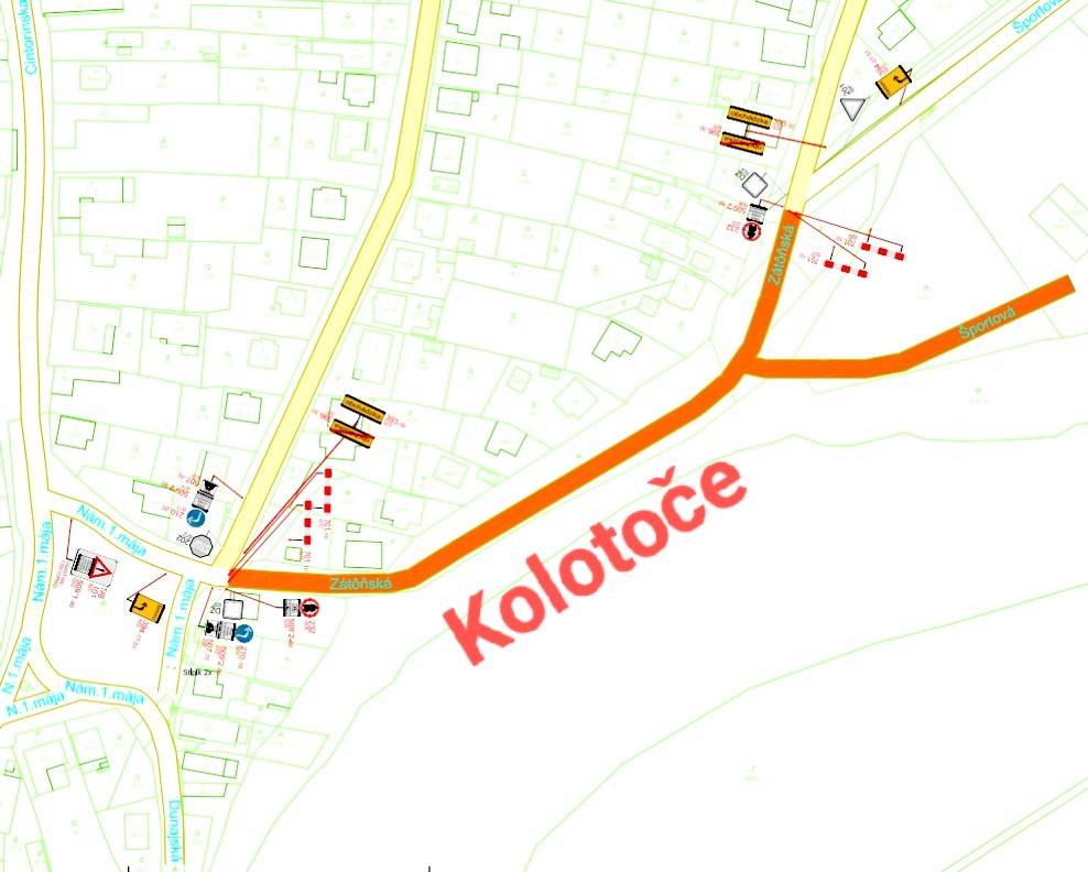 Dňa 26. apríla 2026, v nedeľu, sa v našej obci budú konať hodové slávnosti. V období od 23. do 27. apríla 2026 bude Zátôňská ulica čiastočne uzavretá a obchádzka bude možná cez Adyho ulicu.