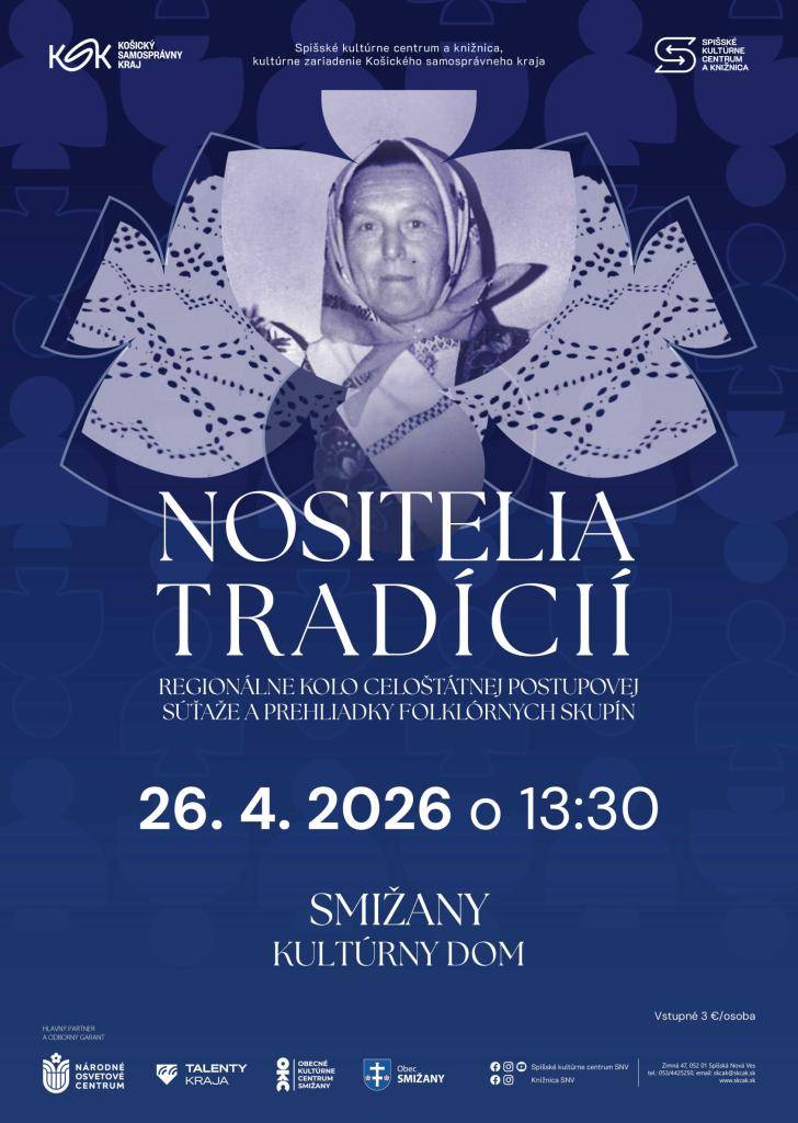 Regionálne kolo celoštátnej postupovej súťaže a prehliadky folklórnych skupín.