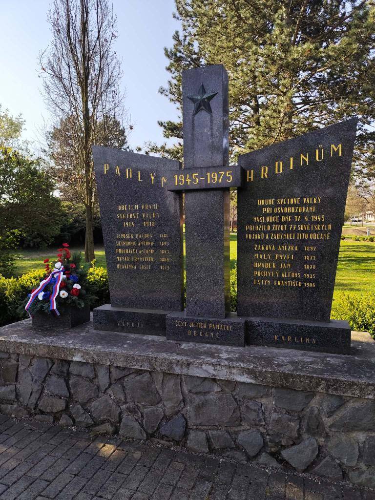 Právě dnes 17. dubna si připomínáme osvobození obce Karlí