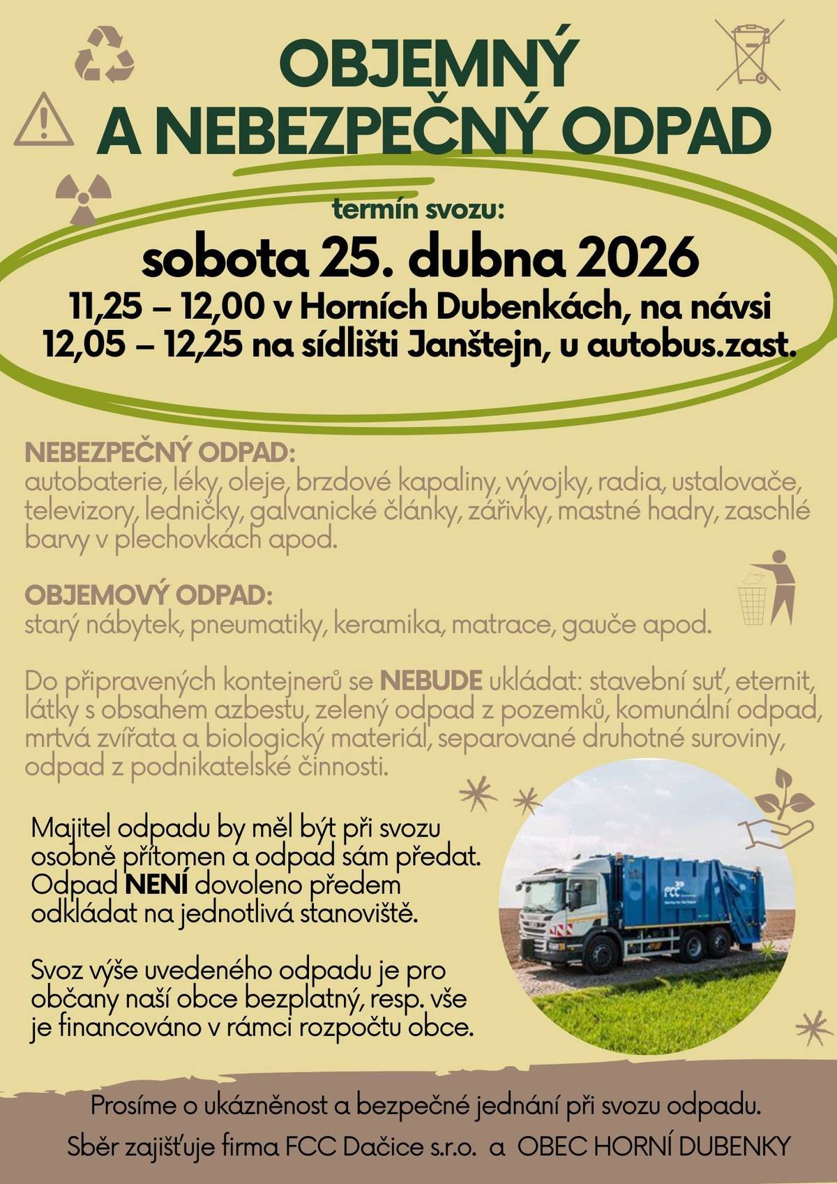 Již tuto sobotu - vyklízejte půdy, sklepy, šopy...