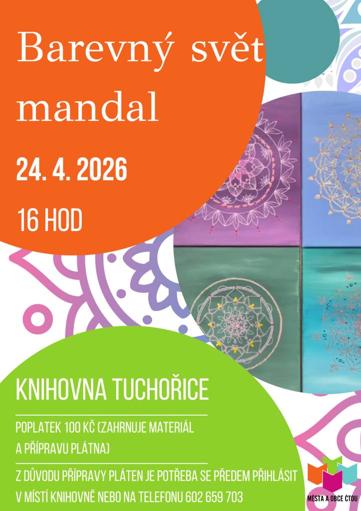 Knihovna Tuchořice Vás zve na relaxační workshop.