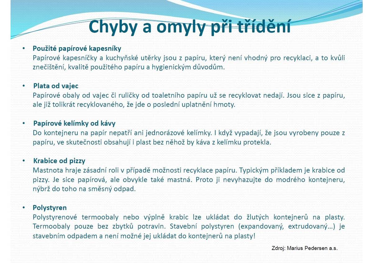 Chyby a omyly při třídění🔊