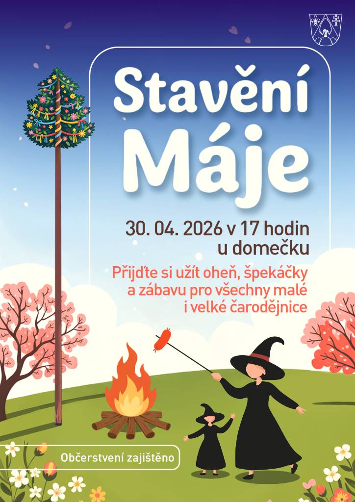 Stavění máje 30.04.2026