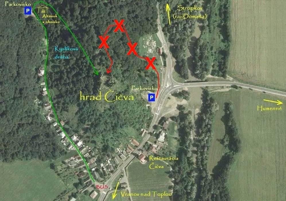 Vážení občania, v posledných dňoch sa začal obnovovať turistický chodník medzi objektom Hrobky Hadik - Barkóczy a hradom Čičva na východnej strane hradného kopca.  Preto Vás chceme požiadať, aby ste na návštevu hradu použili prístupovú cestu po zelenej turistickej značke od autobusovej zastávky pri Farmárskom dome.