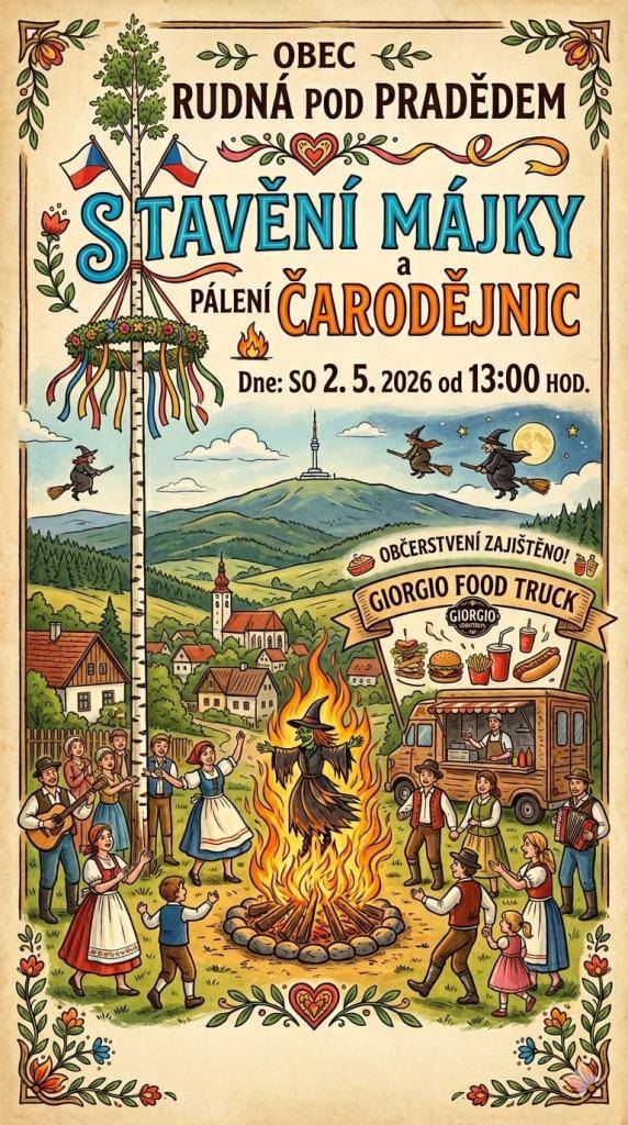 Pálení čarodějnic a stavění máje