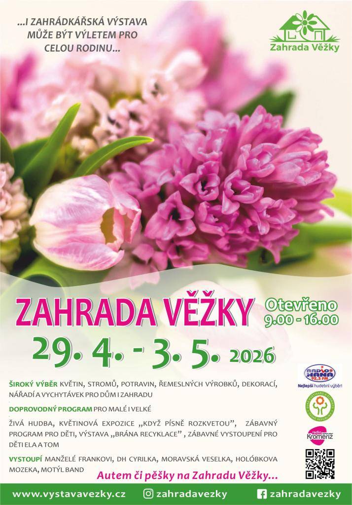 29.4.-3.5.2026 od 9:00 od 16:00hod