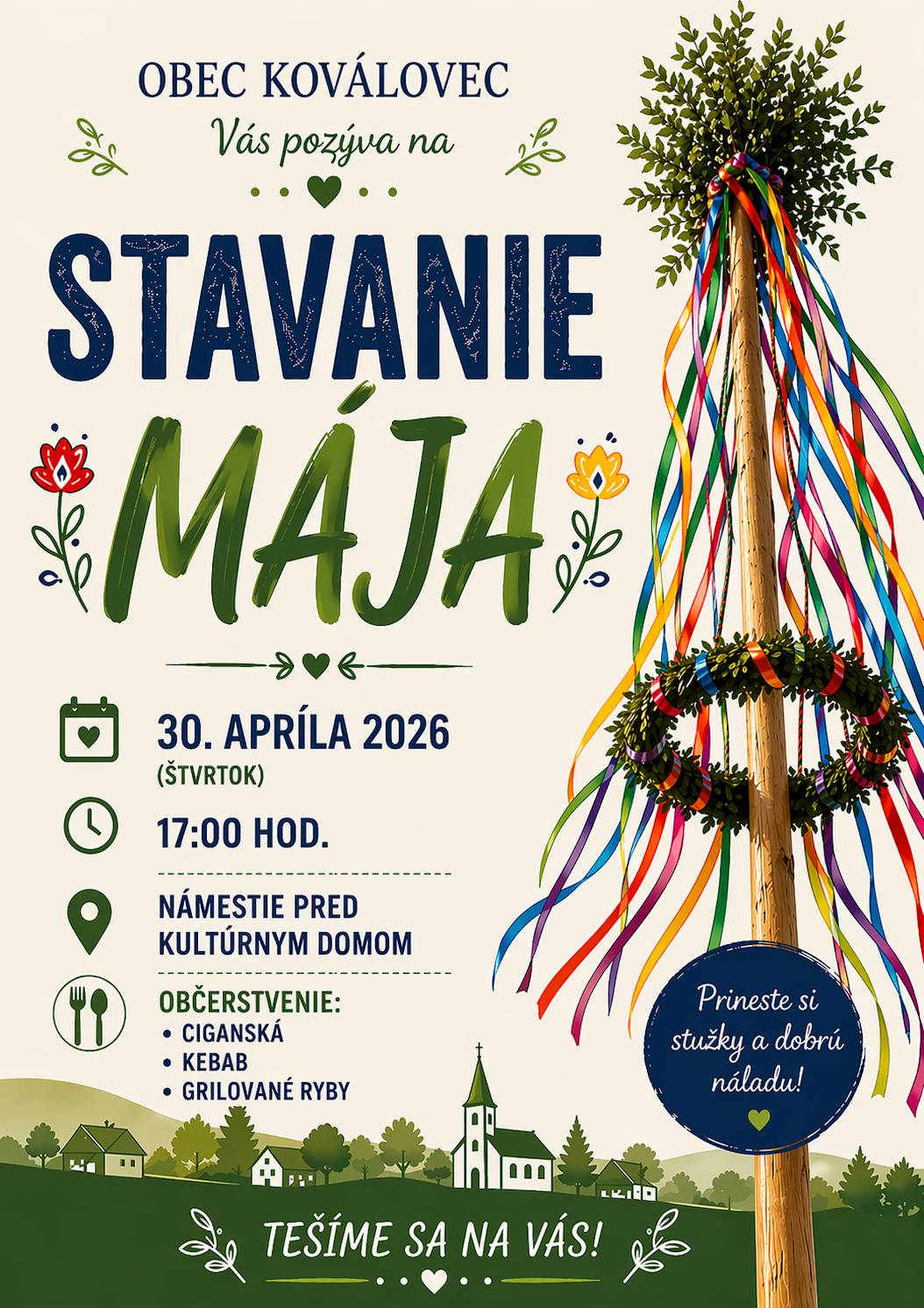 Vo štvrtok 30. apríla 2026: