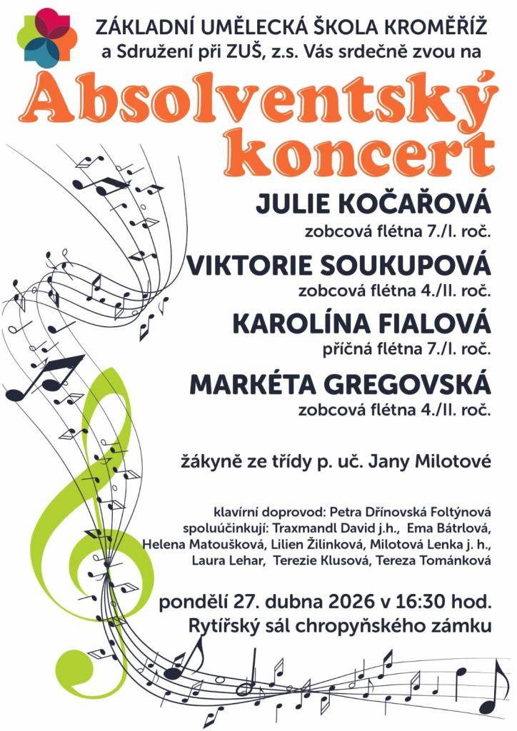ZUŠ Kroměříž - Absolvenstký koncert