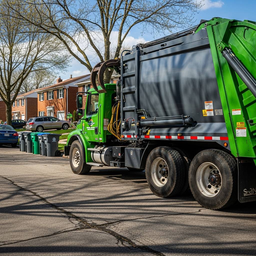 Pravidelný svoz komunálního odpadu probíhá každých 14 dní. Občané by měli v den svozu vyložit odpady k silnici, aby byl zajištěn jejich sběr.