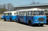 Zlínský autobus Škoda 706 RTO s přívěsem Karosa B 40