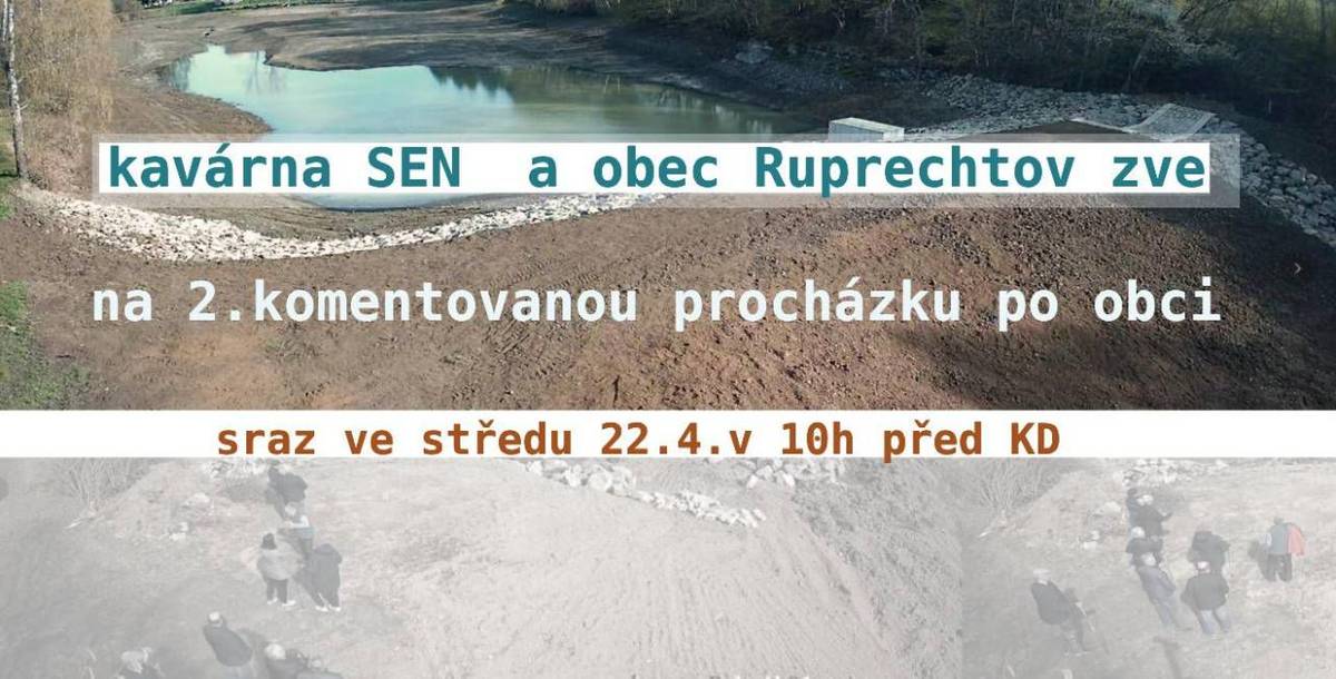 Zveme vás na druhou komentovanou procházku po Ruprechtově. Sraz je ve středu 22. dubna v 10 hodin před kulturním domem.