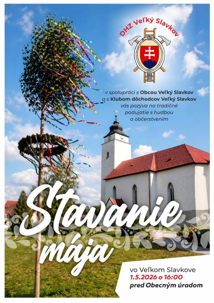 dňa 1. mája 2026 o 16.00 pred Obecným úradom