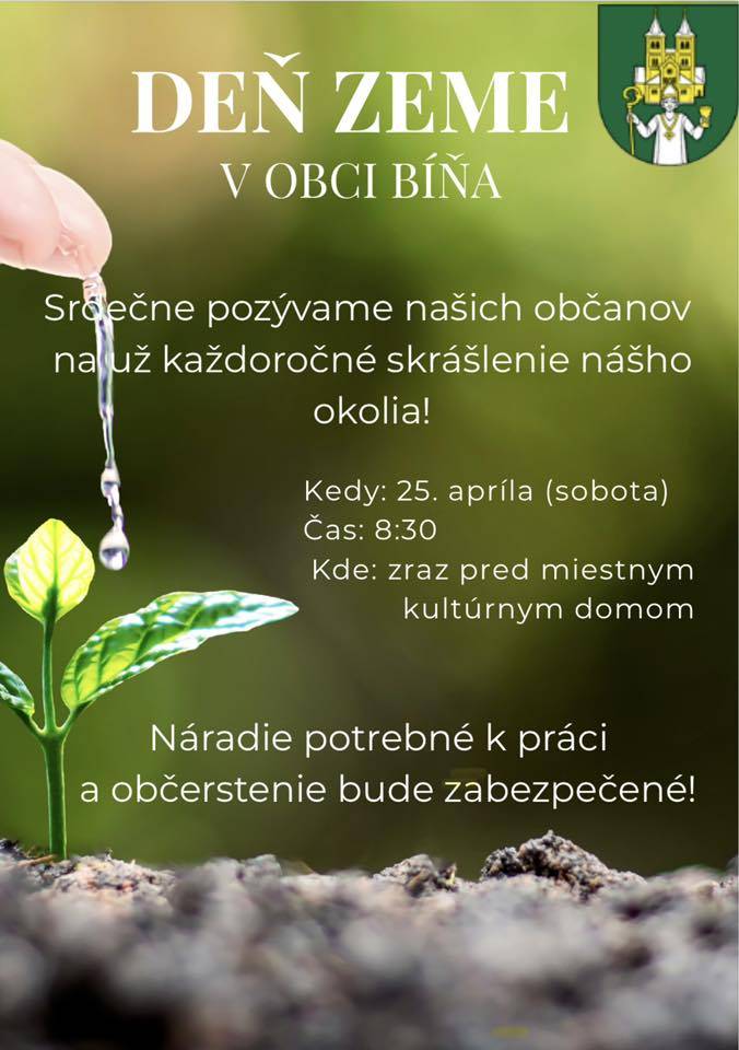 Pozývame občanov, na skrášlenie našej obce!