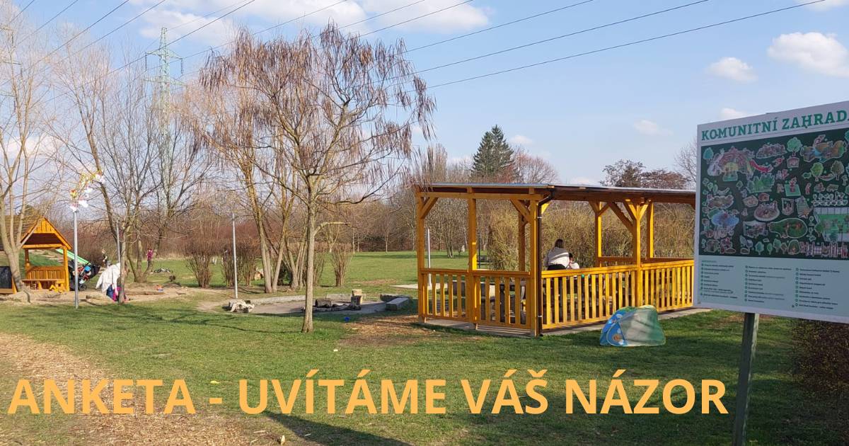 Komunitní zahrada je oblíbeným místem, kde se pořádají nejrůznější akce, ale kde rádi tráví čas malí i velcí obyvatelé městské části. V minulých letech zde bylo díky návrhům spoluobčanů a hlasům v rámci Trumfů pro Suchdol instalováno pítko, kryté posezení a spousta dalších prvků zpříjemňujících pobyt. Slýcháme, že by bylo prima, kdyby byla možnost si přímo na komunitce koupit drobné občerstvení. Protože tato aplikace nabízí možnost hlasování, budeme rádi, když nám sdělíte svůj názor. Děkujeme. Odpovědi budou anonymní.  Anketu naleznete:  https://www.munipolis.cz/app/anketa/anketa-stanek-komunitni-zahrada