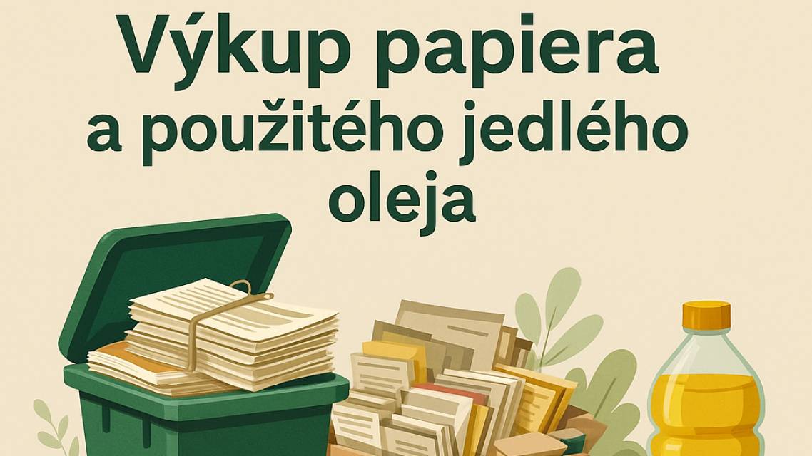 Obyvatelia obce Markušovce budú mať opäť možnosť zapojiť sa do zberu papiera a použitého jedlého oleja. Spoločnosť Brantner Nova, s.r.o. zabezpečí výkup priamo v obci vo štvrtok 23. apríla 2026.