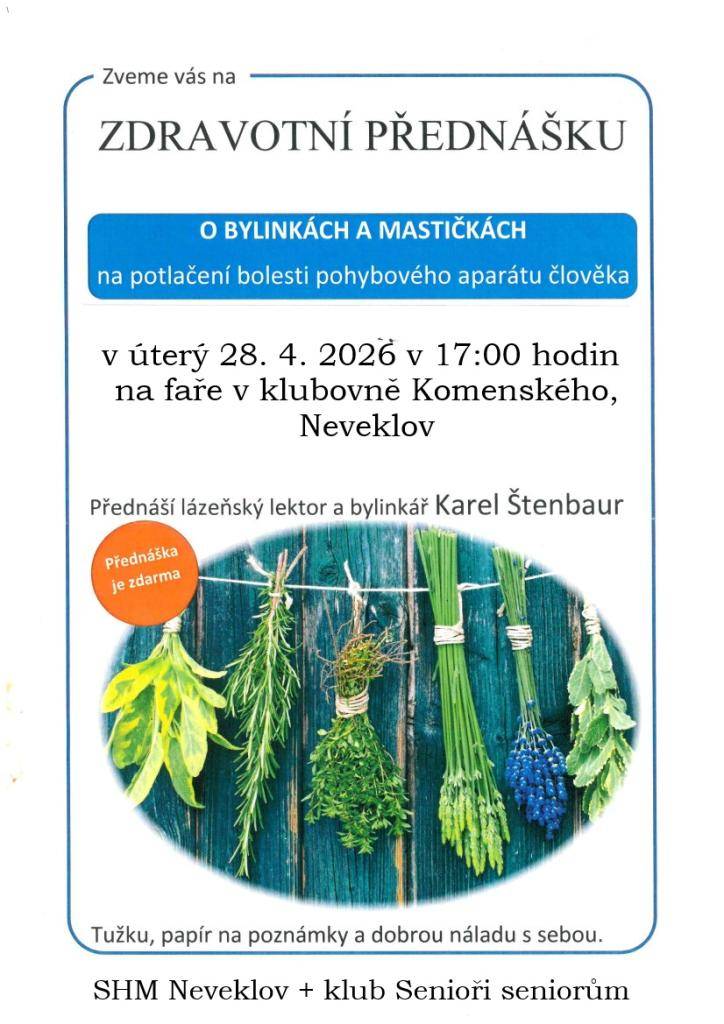 Zdravotní přednáška.