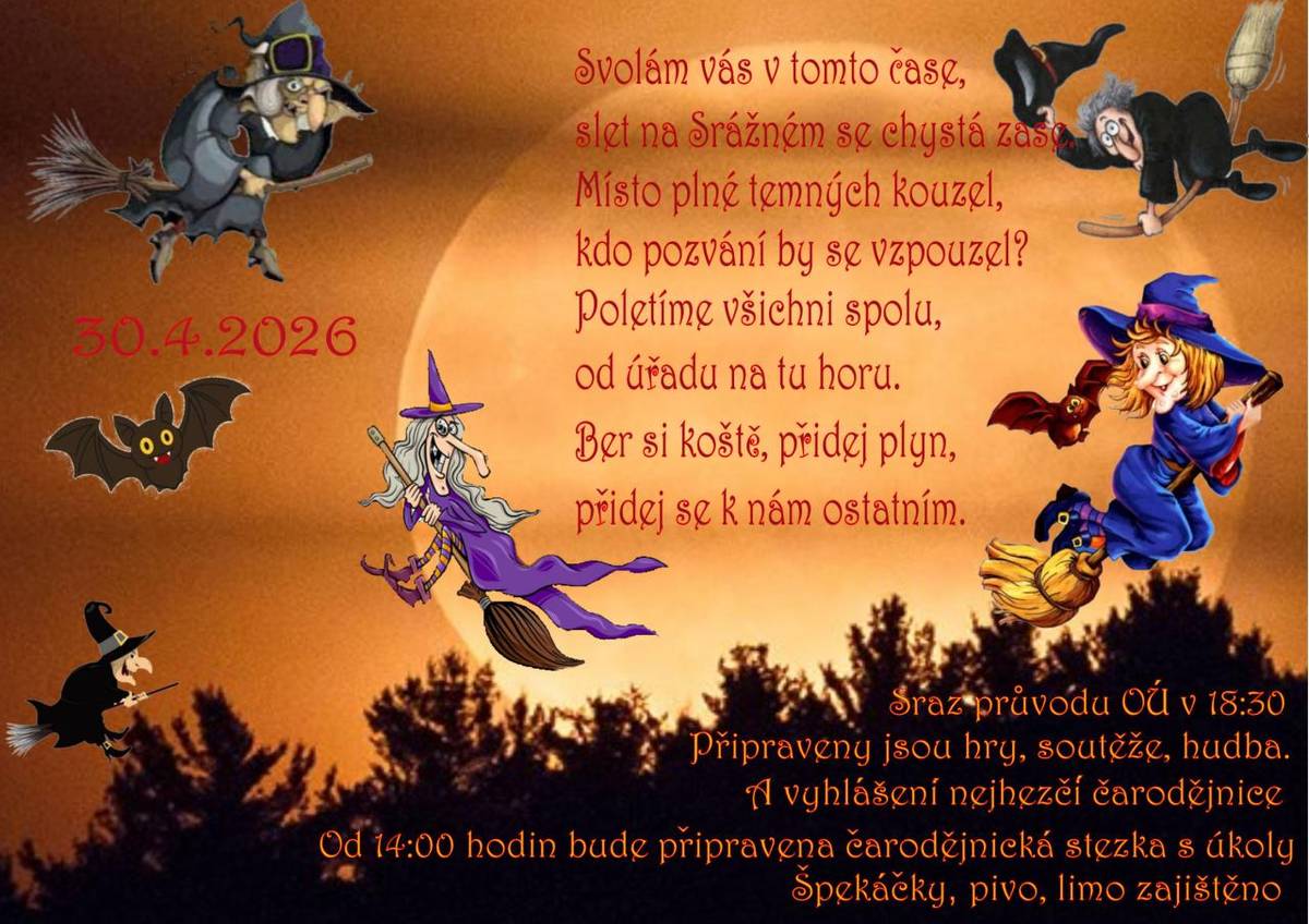 Zveme Vás na posezení u ohně na kopci Strážném