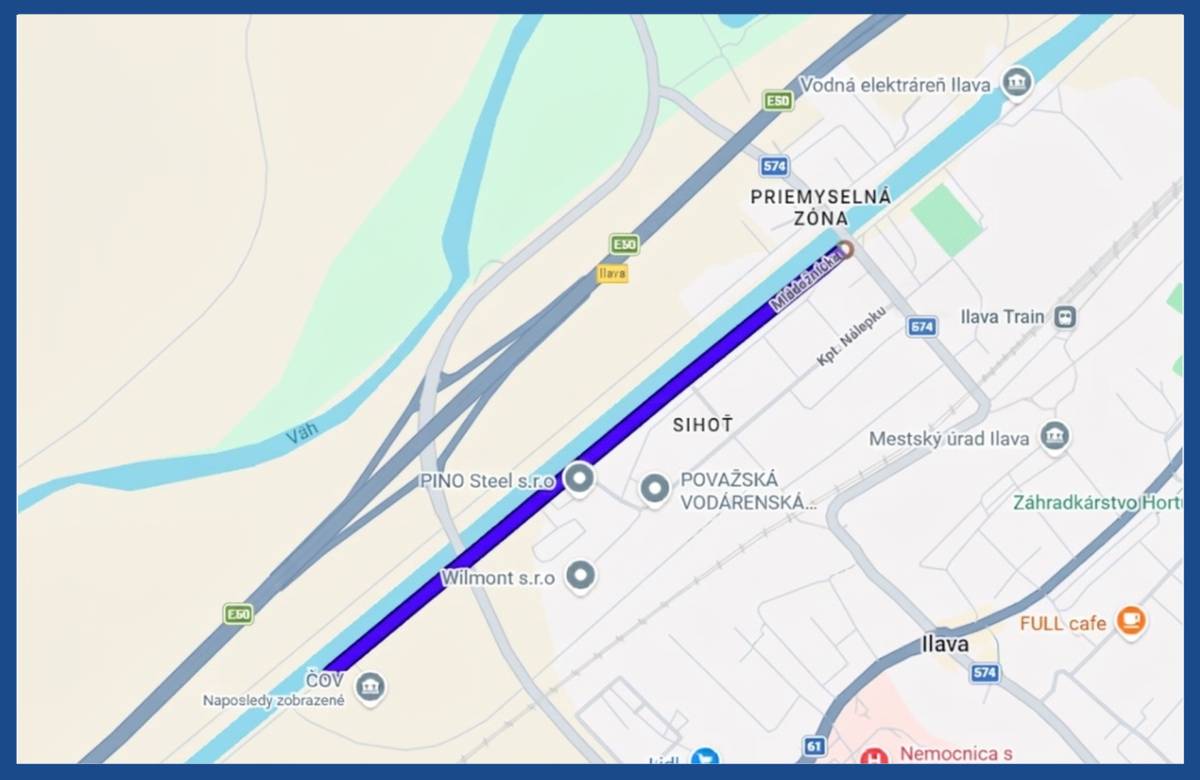 Asfaltovacie práce na Mládežníckej ulici v Ilave, ktoré boli plánované 18. apríla 2026, realizátor presunul na nový termín.