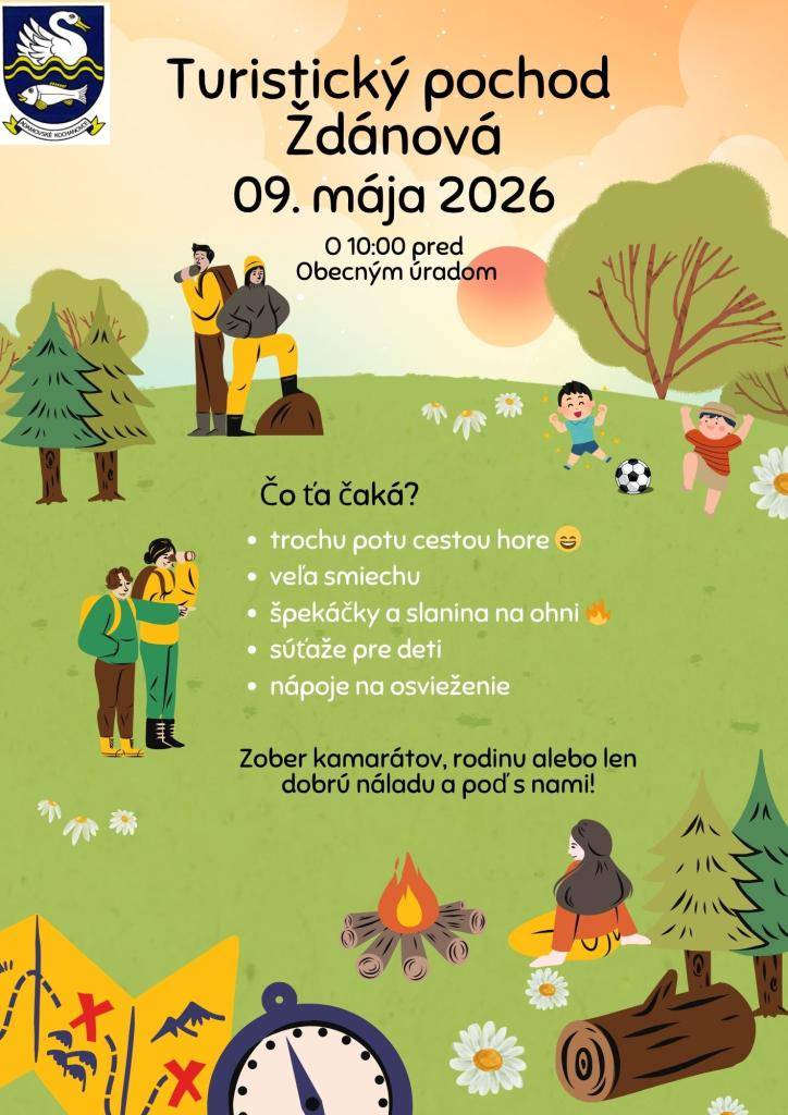 Srdečne vás pozývame na tradičný turistický pochod na Ždánovú, ktorý sa každoročne koná pre všetkých milovníkov prírody, pohybu a dobrej spoločnosti.