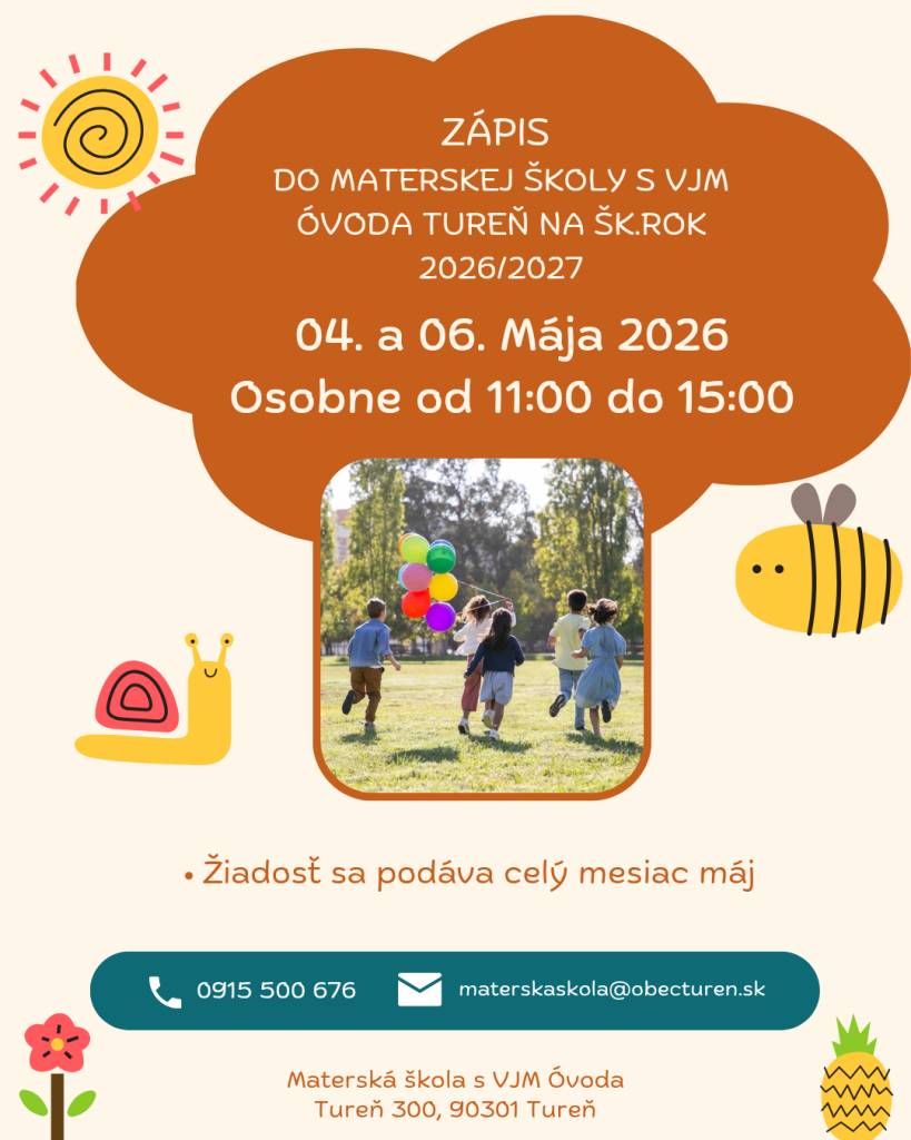 Zápis detí do materskej školy