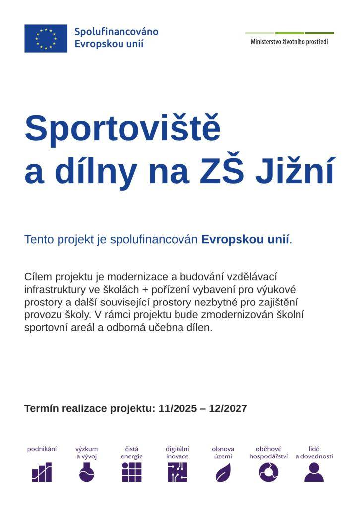 Projekt je spolufinancován Evropskou unií.