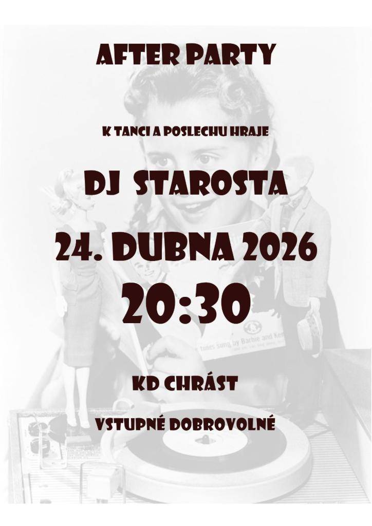 Afterparty po divadelních představeních v rámci festivalu Loutky? Loutky!