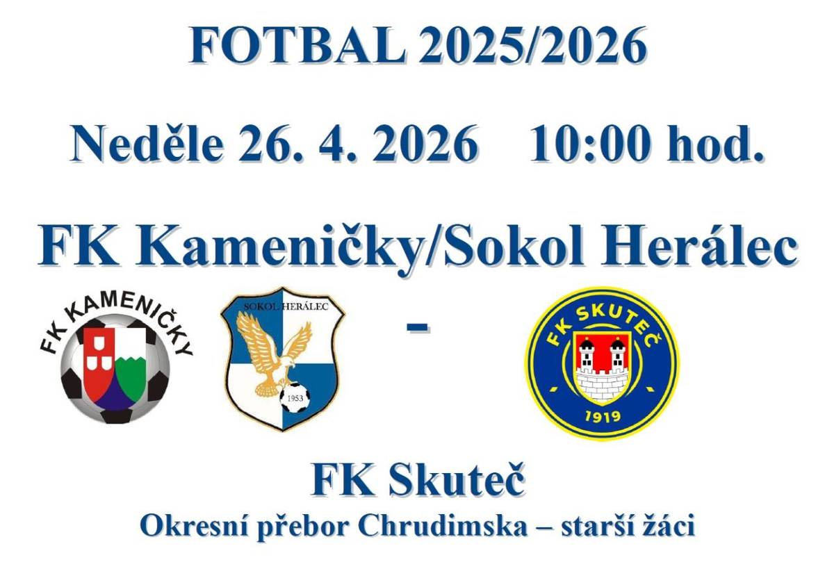 Okresní soutěž ve fotbale starších žáků.