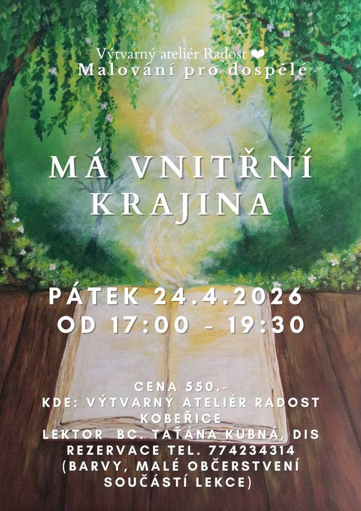 zve na malování pro dospělé: MÁ VNITŘNÍ KRAJINA.