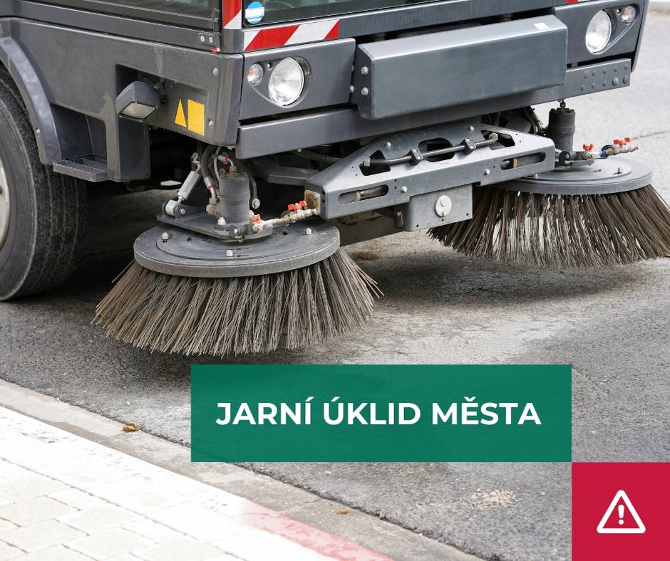 Jarní úklid cest pokračuje! Ve čtvrtek 23. dubna čistíme ulici Nádražní a Osoblažskou. Opět prosíme řidiče o přeparkování vozidel. Děkujeme.