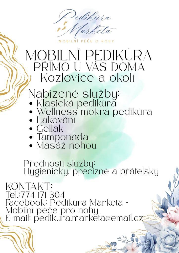 Mobilní péče o nohy u Vás doma