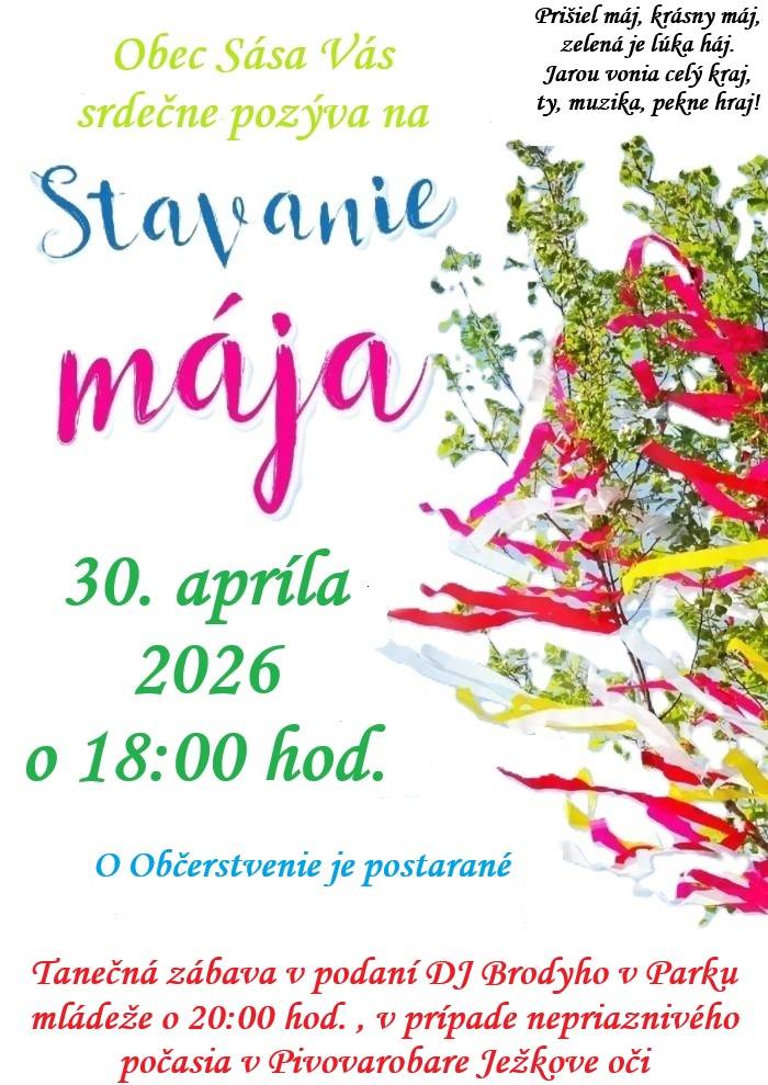 Stavanie mája 30. apríla