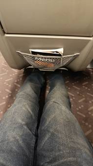 Prostor na nohy v business třídě