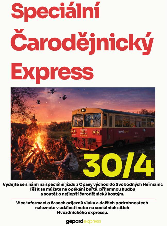 Speciální jízda z Opavy do Svobodných Heřmanic